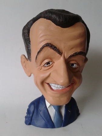 Buste Caricature du Président Sarkozy