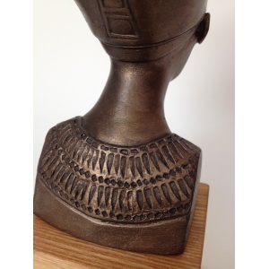 Buste de Néfertiti, sculpture décorative 