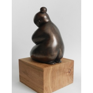 Sculpture Maternité Patine Bronze