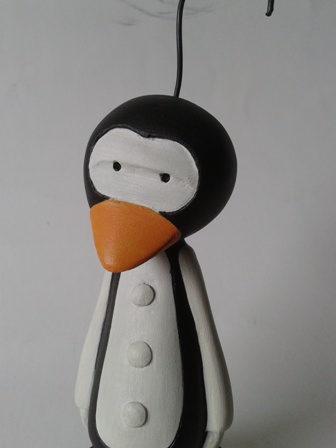 Figurine de Pingouin Face