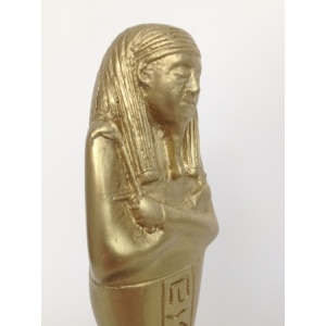 Figurine Egypte Oushebti Aspect Or Détail 